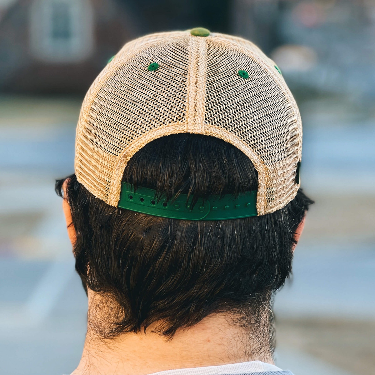 Legacy Cyclones Script Green Trucker Hat